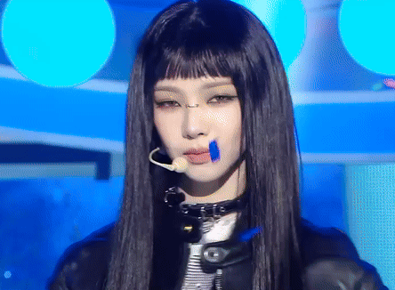 Karina of AESPA singing