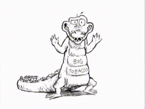 Big Tobacco Crocodile (California Department of Health Services)