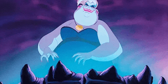 Ursula-Serena Olvido-José Ángel Garza (Q.E.P.D.)-the little mermaid-La sirenita-La pelicula Animada-Animado-Animated (Latin Americ-American Spanish Dub-Español latino)