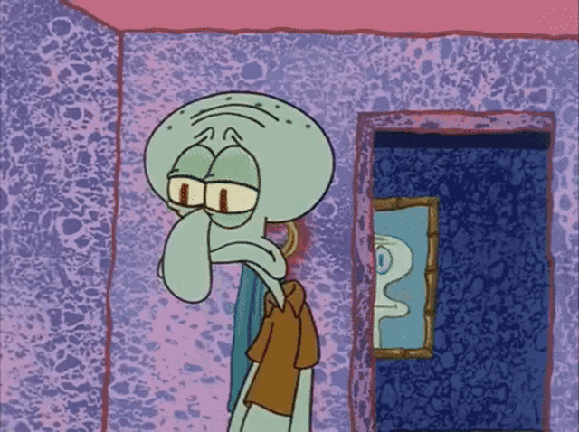 Literally Squidward Screaming