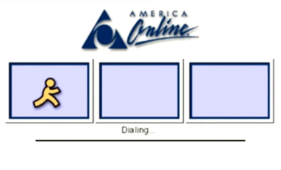 literally the AOL dial up noise